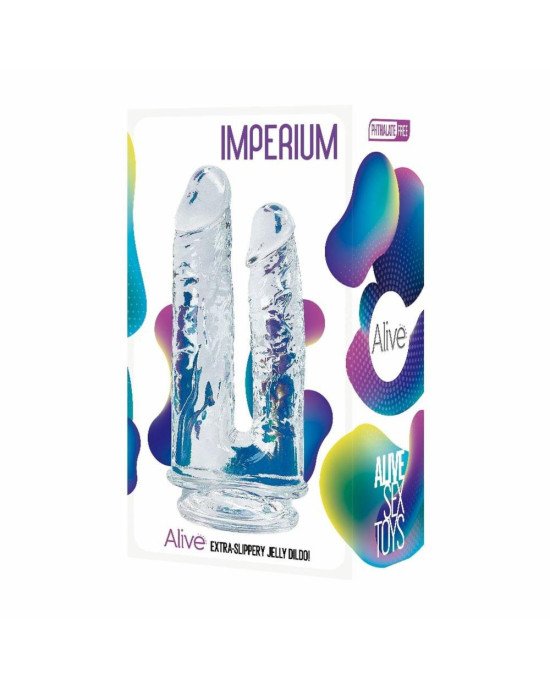 Подвійний фалоімітатор - Alive Imperium Clear Подвійний фалоімітатор - Alive Imperium Clear