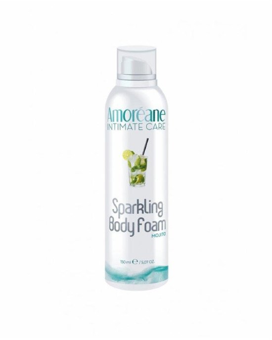 Хрусткий мус для тіла - Amoreane Sparkling Body Foam Mojito, 150 мл Хрусткий мус для тіла - Amoreane Sparkling Body Foam Mojito, 150 мл
