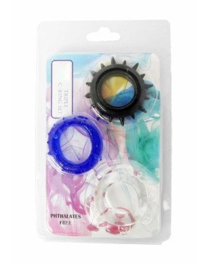 Набір ерекційних кілець - C-Ring Set Color
