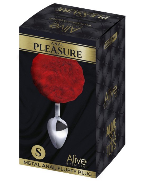 Alive Metal Anal Fluffy Plug S Alive Metal Anal Fluffy Plug S
