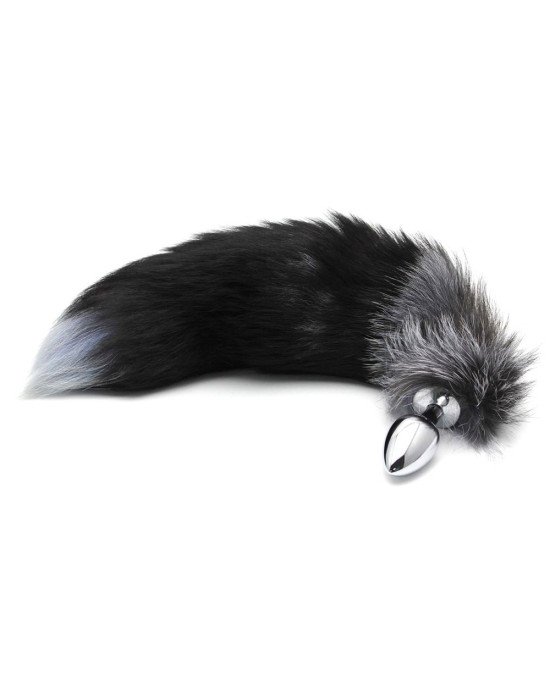 Alive Black&White Fox Tail M Alive Black&White Fox Tail M