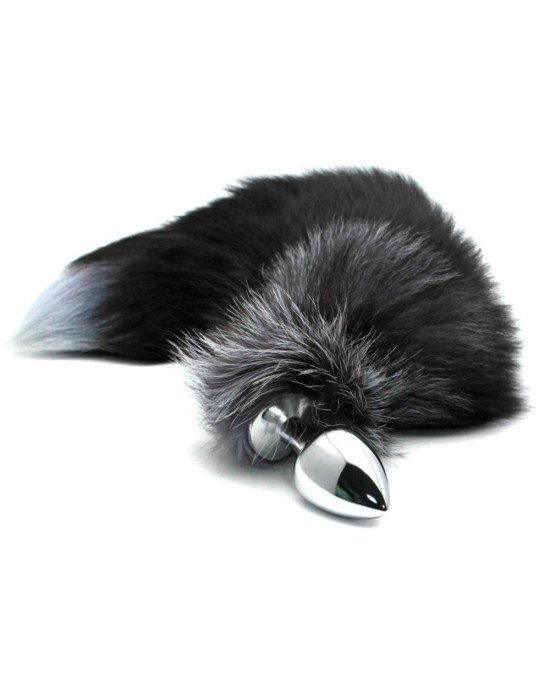 Alive Black&White Fox Tail M Alive Black&White Fox Tail M