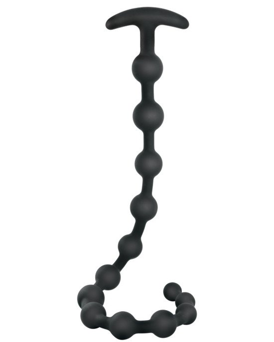 Black Velvets Anal Beads Silic Black Velvets Anal Beads Silic