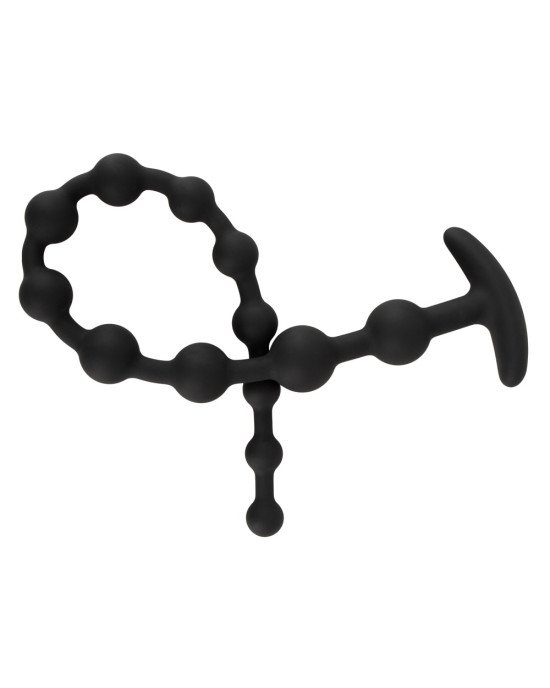 Black Velvets Anal Beads Silic Black Velvets Anal Beads Silic