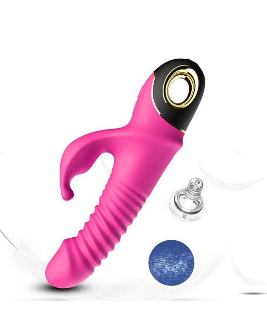 Вібратор - Thrusting Vibrator Zing Pink