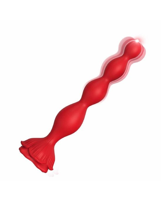 Анальний стимулятор - Rosestick Red, 9 Vibration Functions