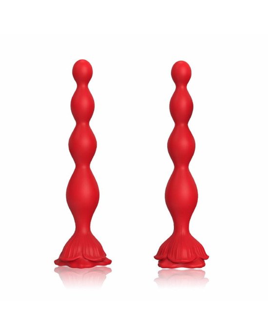 Анальний стимулятор - Rosestick Red, 9 Vibration Functions