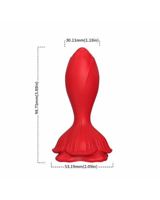 Анальна пробка - Rosenberg Red, 9 Vibration Functions Анальна пробка - Rosenberg Red, 9 Vibration Functions