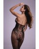 Бодістокінг - Christine Crotchless Bodystocking With Flowerlace Amara Black Бодістокінг - Christine Crotchless Bodystocking With Flowerlace Amara Black