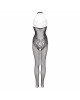 Бодістокінг - Christine Crotchless Bodystocking With Flowerlace Amara Black Бодістокінг - Christine Crotchless Bodystocking With Flowerlace Amara Black