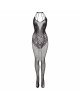 Бодістокінг - Christine Crotchless Bodystocking With Flowerlace Amara Black Бодістокінг - Christine Crotchless Bodystocking With Flowerlace Amara Black