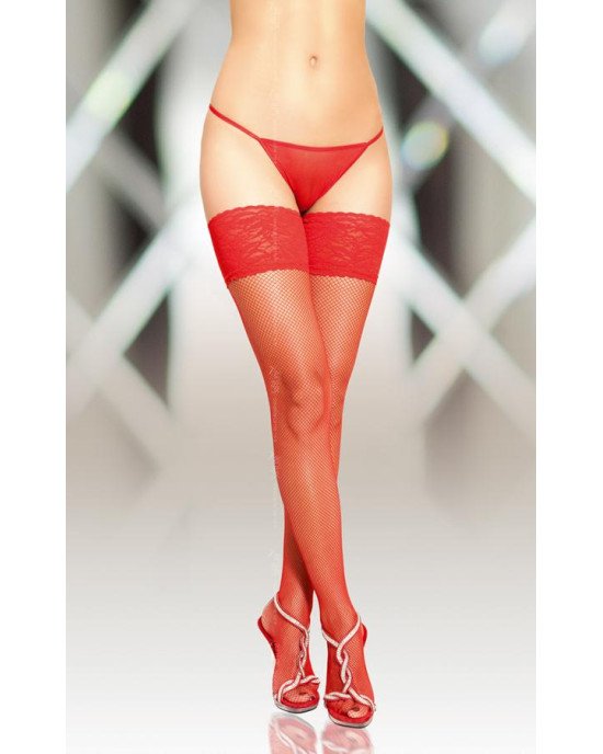 Панчохи - Stockings 5537, red 4 L Панчохи - Stockings 5537, red 4 L