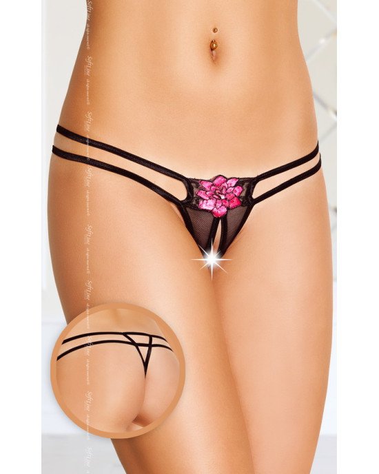 Жіночі стринги - G-String 2413, black, S / L S-L