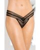 Жіночі стрінги - Thongs 2439, black M/L Жіночі стрінги - Thongs 2439, black M/L