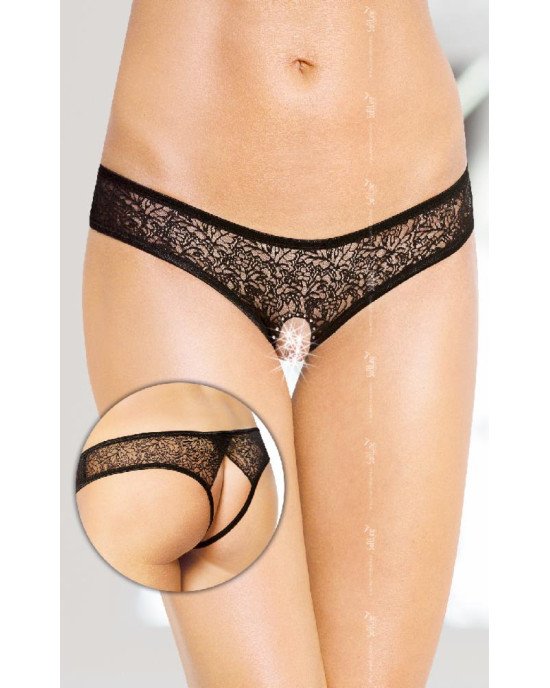 Жіночі стрінги - G-String 2446, black M/L Жіночі стрінги - G-String 2446, black M/L