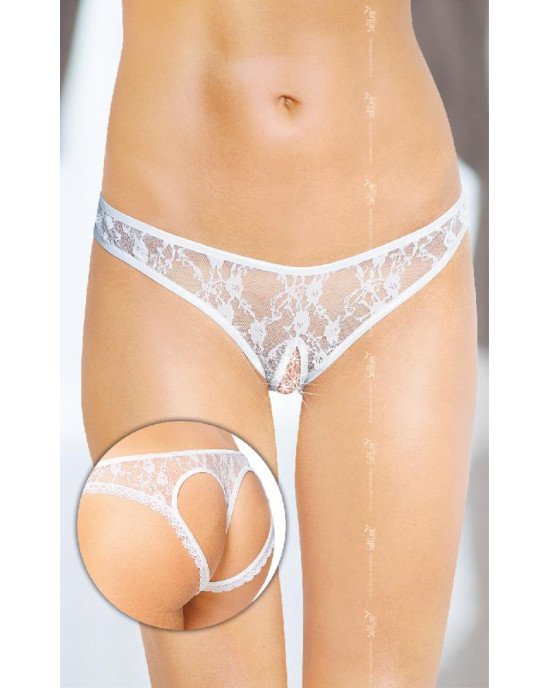 Жіночі стрінги - Thongs 2457, white S/M Жіночі стрінги - Thongs 2457, white S/M
