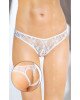 Жіночі стрінги - Thongs 2457, white S/M Жіночі стрінги - Thongs 2457, white S/M
