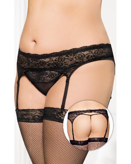 Пояс для панчіх - Garterbelt 3305, black 3XL Пояс для панчіх - Garterbelt 3305, black 3XL