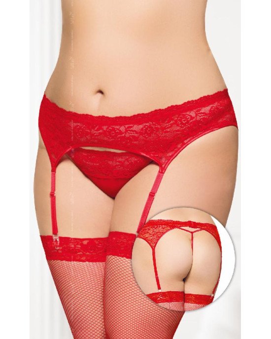 Пояс для панчіх - Garterbelt 3305, red XL