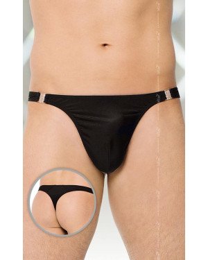 Чоловічі стрінги - Thong 4432, black M Чоловічі стрінги - Thong 4432, black M