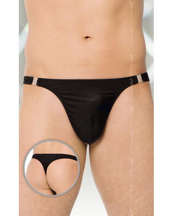 Чоловічі стрінги - Thong 4432, black XL Чоловічі стрінги - Thong 4432, black XL