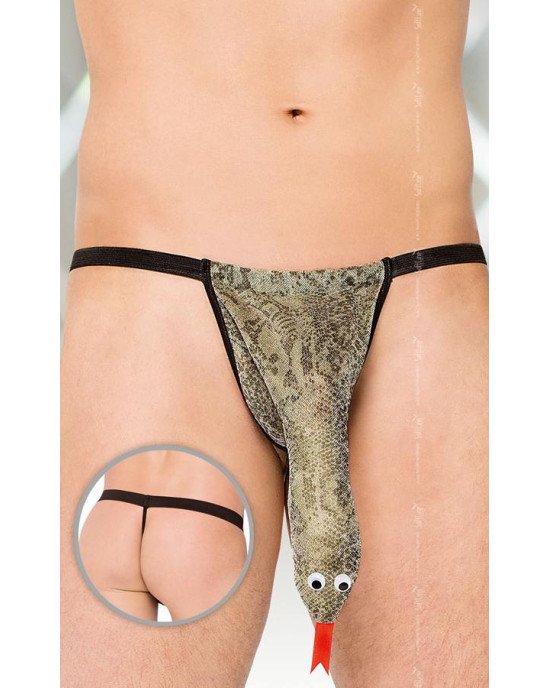 Чоловічі стрінги - Thong 4440, silver - S-L