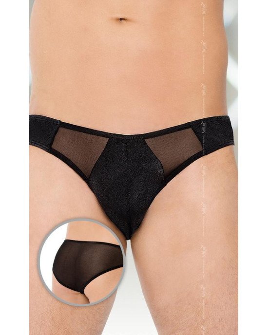 Чоловічі стрінги - Thong 4466, black M/L Чоловічі стрінги - Thong 4466, black M/L