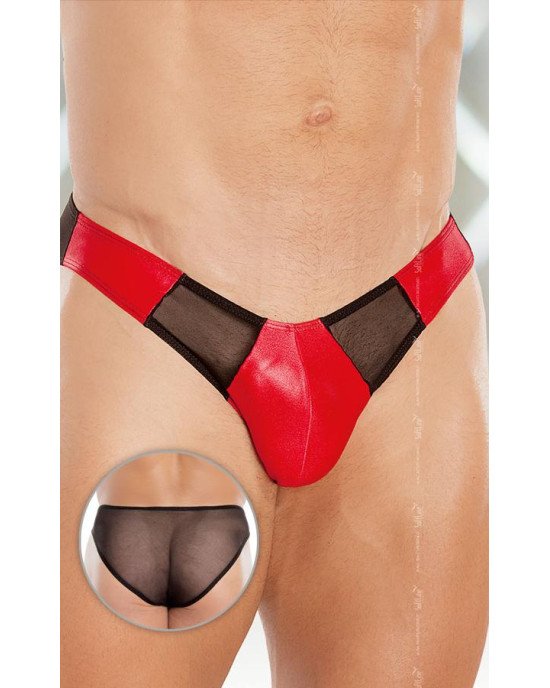 Чоловічі стрінги - Thong 4466, red XL Чоловічі стрінги - Thong 4466, red XL