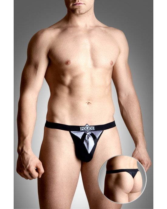 Чоловічі труси - Mens thongs 4490, black, S / L