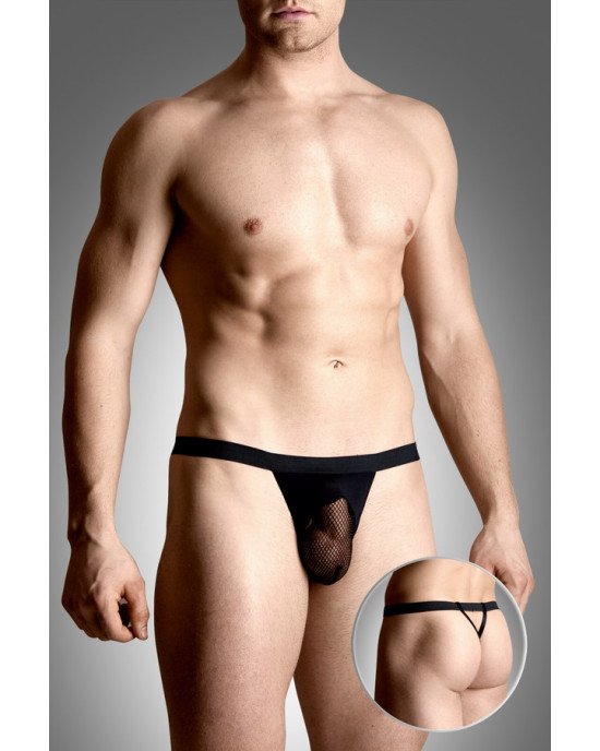 Чоловічі стрінги - Mens Thongs 4494, black M/L