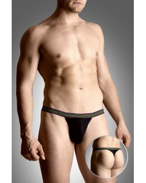 Чоловічі стрінги - Mens Thongs 4496, black M/L Чоловічі стрінги - Mens Thongs 4496, black M/L