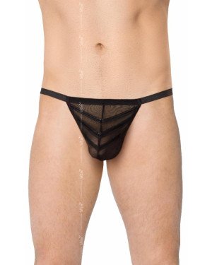 Чоловічі стрінги - Mens Thong 4527, black, OneSize