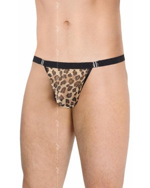 Чоловічі стрінги - Mens Thong 4528, panther, One Size Чоловічі стрінги - Mens Thong 4528, panther, One Size