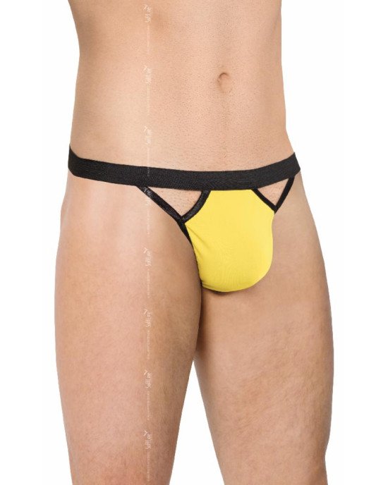 Чоловічі стрінги - Mens Thong 4530, yellow, OneSize