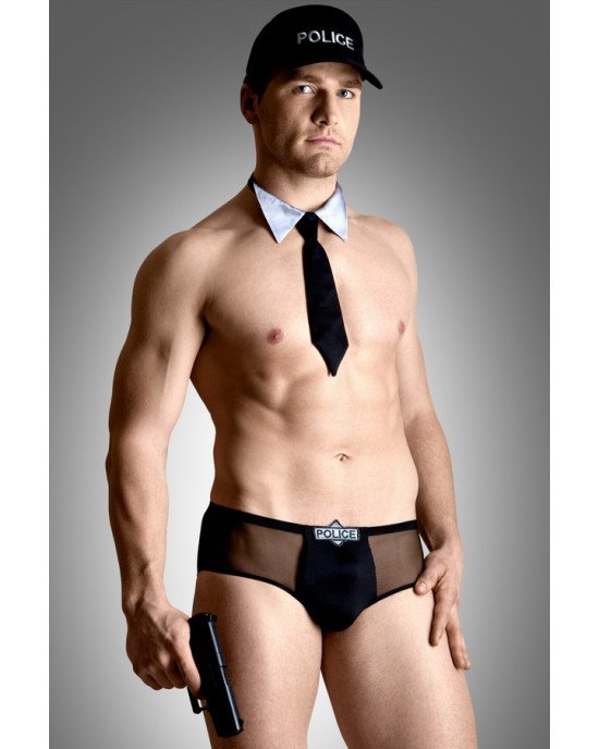 Рольовий костюм - Policeman Set, black XL Рольовий костюм - Policeman Set, black XL