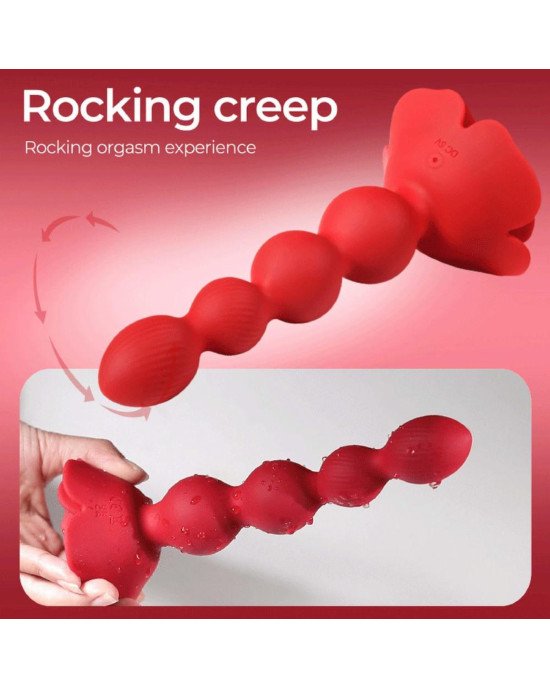 Анальний стимулятор - Rose Rotating Anal Beads Анальний стимулятор - Rose Rotating Anal Beads