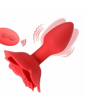 Анальна пробка - Rose Rotating Anal Plug