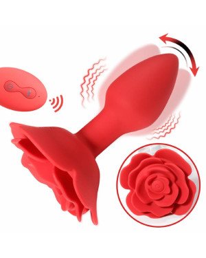 Анальна пробка - Rose Rotating Anal Plug