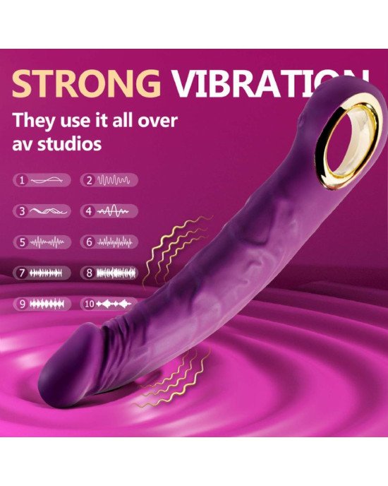 Вібратор - Realistic Vibrator Purple Вібратор - Realistic Vibrator Purple