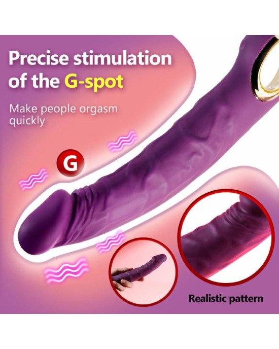 Вібратор - Realistic Vibrator Purple Вібратор - Realistic Vibrator Purple