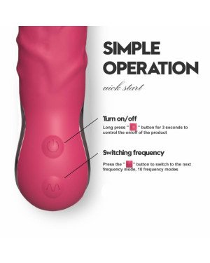 Вібратор - Realistic Vibrator Pink