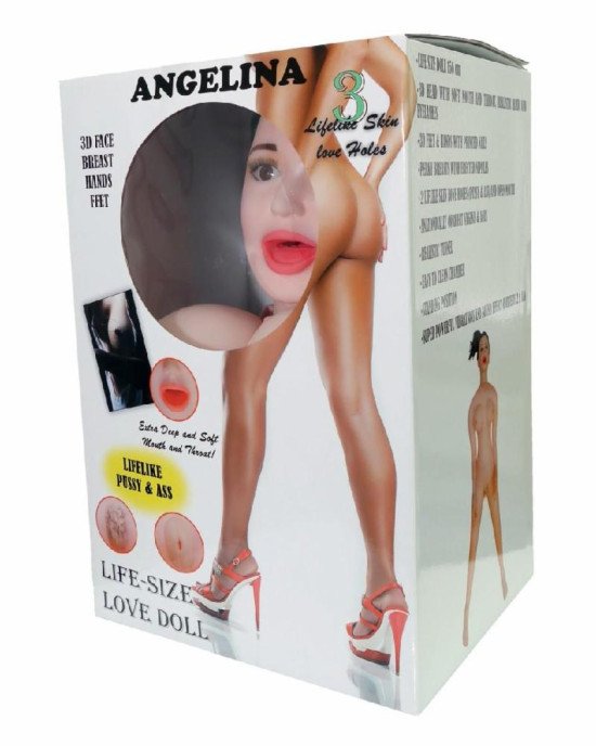 Надувна секс лялька з вібрацією - Angelina 3D Надувна секс лялька з вібрацією - Angelina 3D
