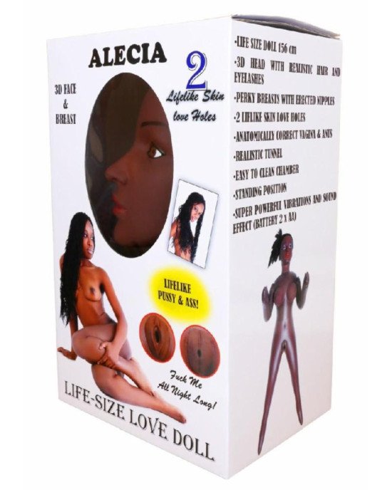 Надувна лялька - Alecia 3D Vibrating Надувна лялька - Alecia 3D Vibrating