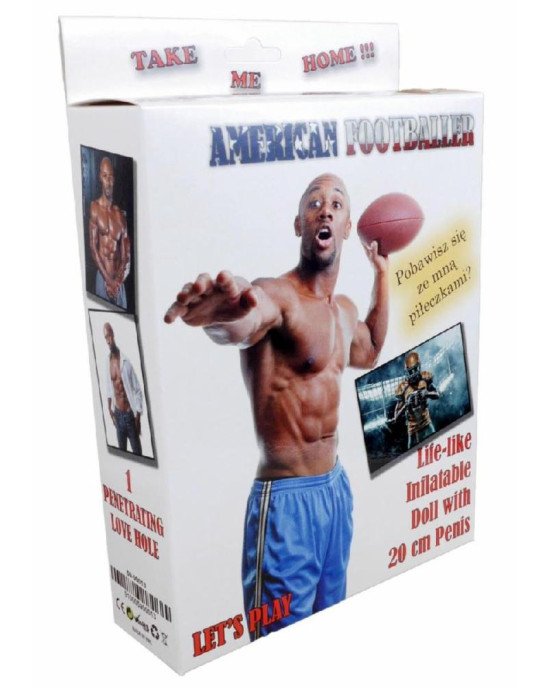 Надувна лялька - American Footballer Male Doll Надувна лялька - American Footballer Male Doll