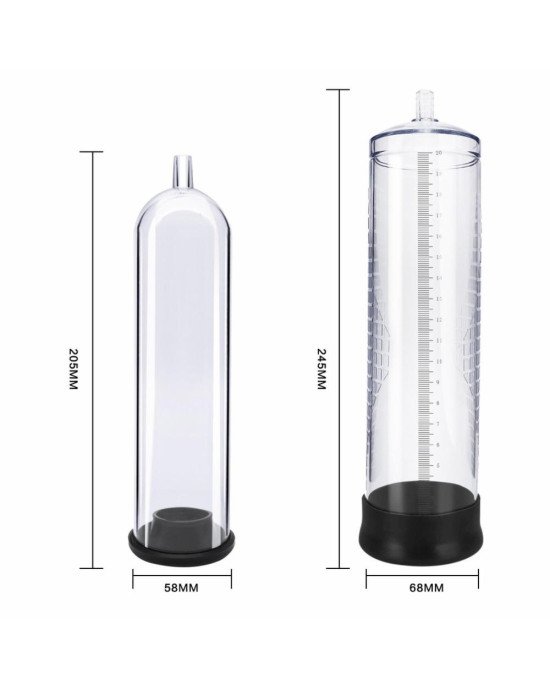 Вакуумна помпа - Powerpump Max 0.2 Black&Clear Вакуумна помпа - Powerpump Max 0.2 Black&Clear