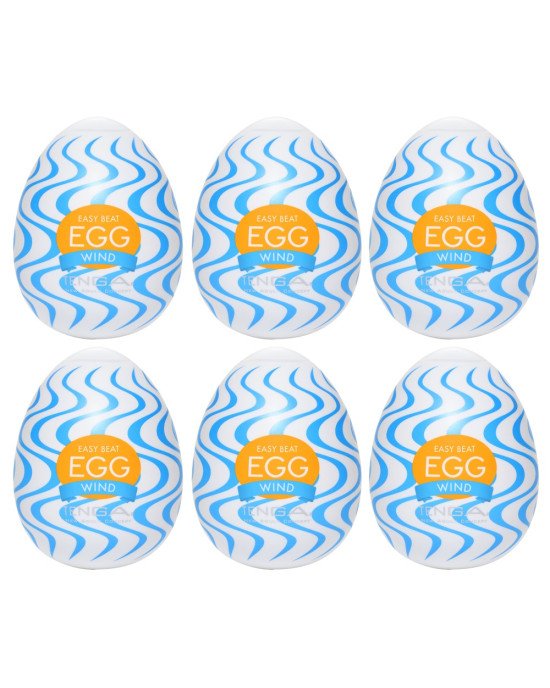 Мастурбатор - Tenga Egg Wind, 6 шт. Мастурбатор - Tenga Egg Wind, 6 шт.
