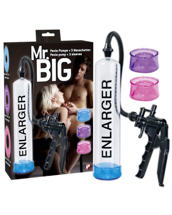 Чоловіча помпа - Mr. Big 3 Sleeve System Pump Чоловіча помпа - Mr. Big 3 Sleeve System Pump