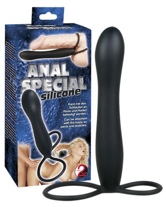 Страпон - Anal Special Silicone Black Страпон - Anal Special Silicone Black