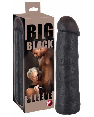 Насадка на член - Big Black Penis Sleeve