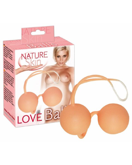 Вагінальні кульки - Nature Skin Love Balls Вагінальні кульки - Nature Skin Love Balls